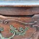 Commode 19 ème en Noyer et Bronze