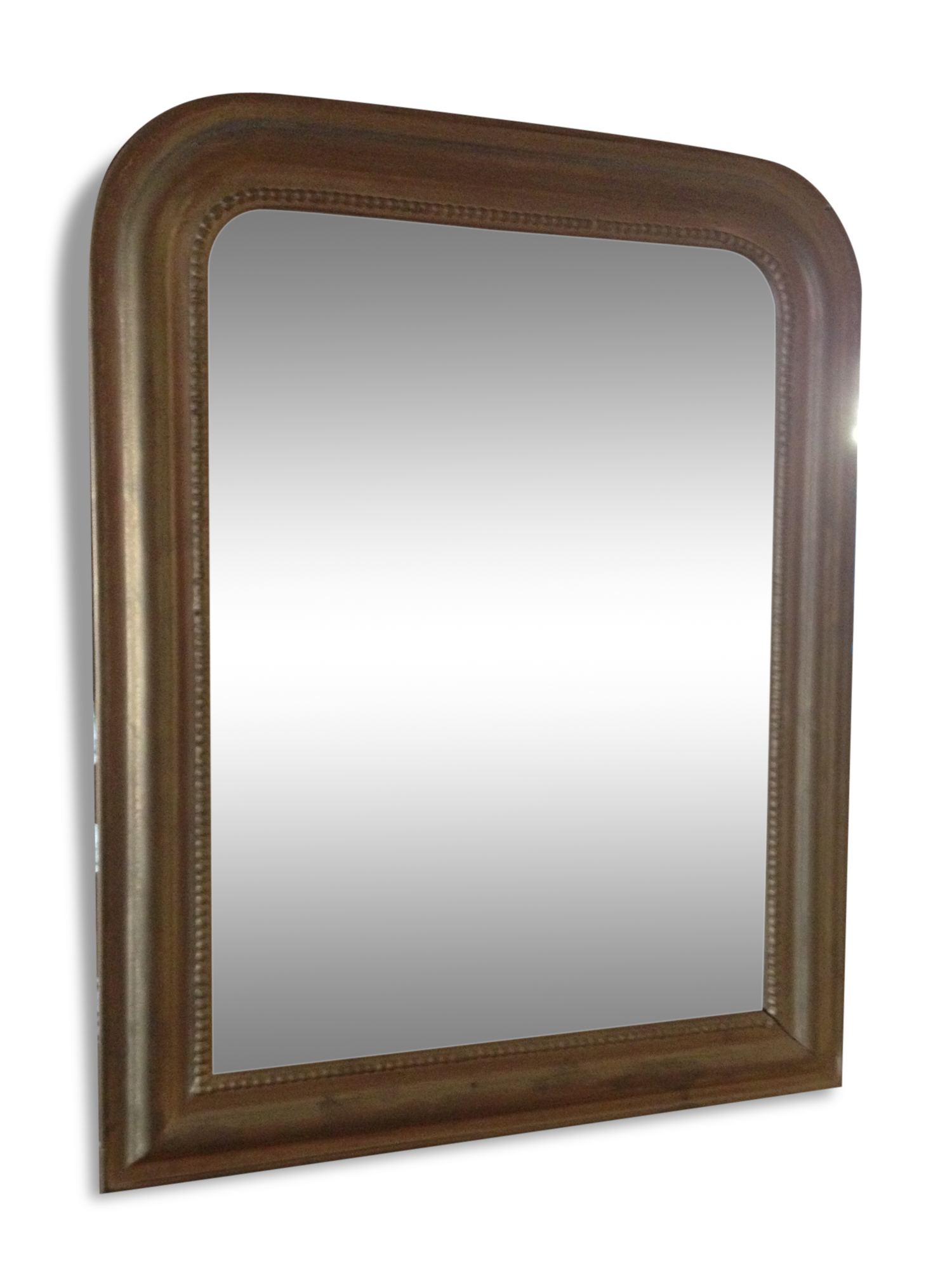 Small mirror wooden gold