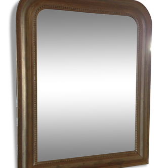 Petit miroir en bois doré