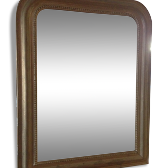 Small mirror wooden gold