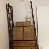 Roche Bobois rattan bookcase years. 80