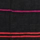5x7 Grey & Black Striped Vintage Kilim Rug, 155x229Cm
