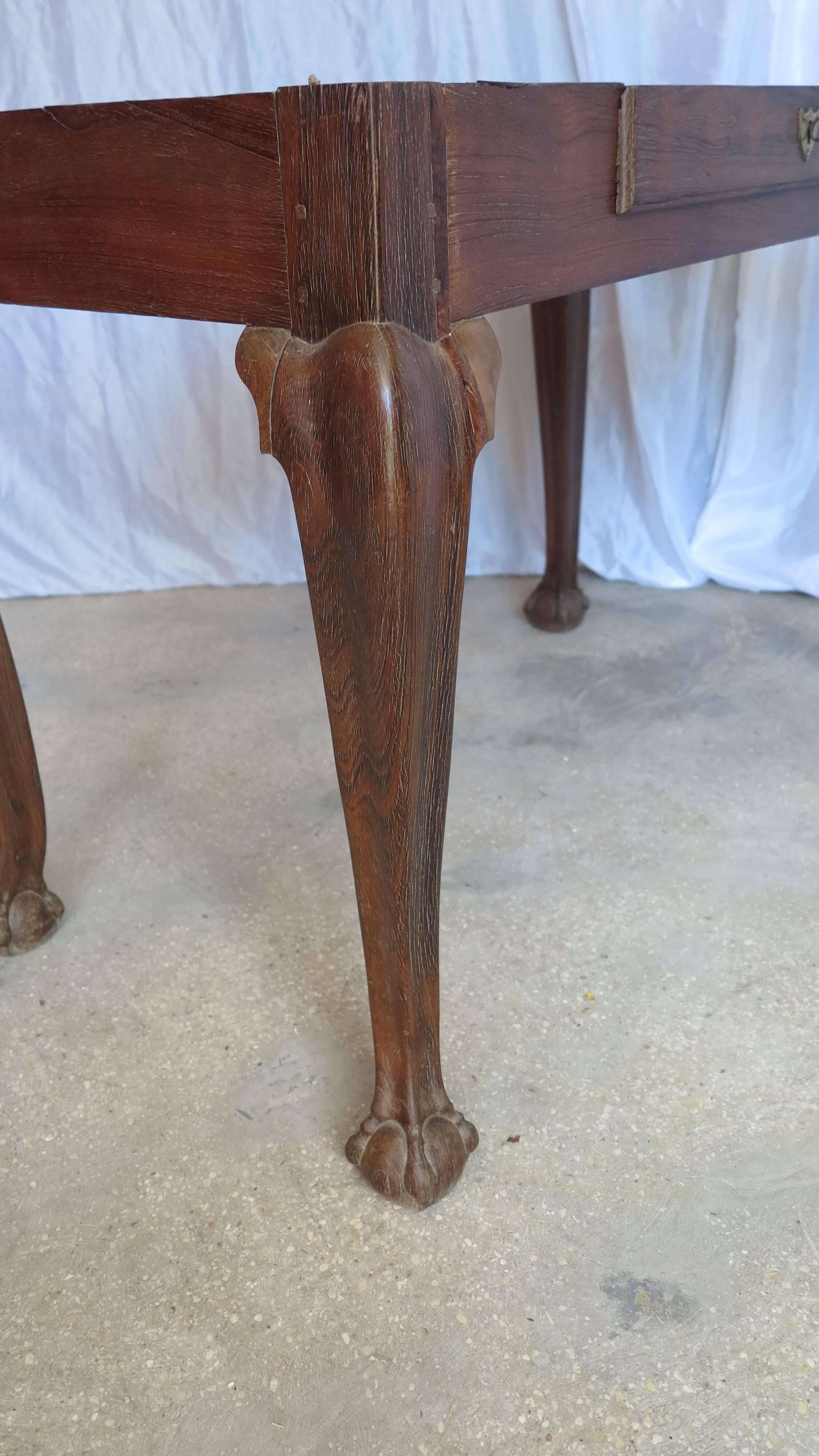 English Chippendale style game table