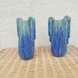Pierrefonds art deco vases