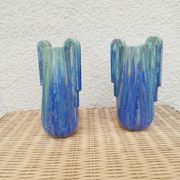 Pierrefonds art deco vases