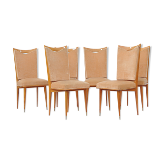 Set of 6 chairs from the 1960s