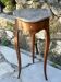 Flying table in marquetry of precious wood in Louis XV style.