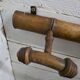 Bamboo wooden coat rack with 4 hooks, 1950s.