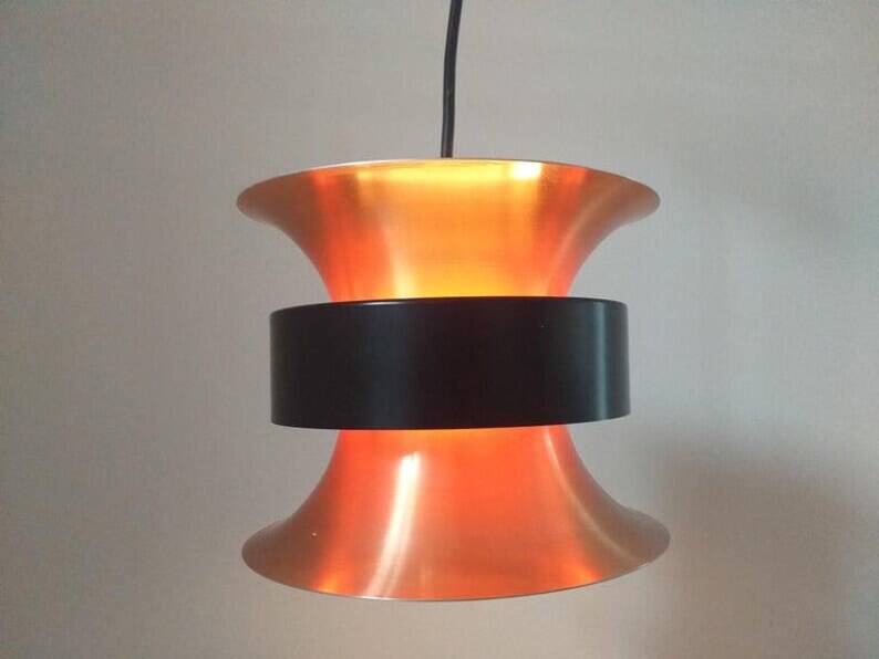 Pair of Midcentury Pendants Light Designed by Carl Thore, 1970s