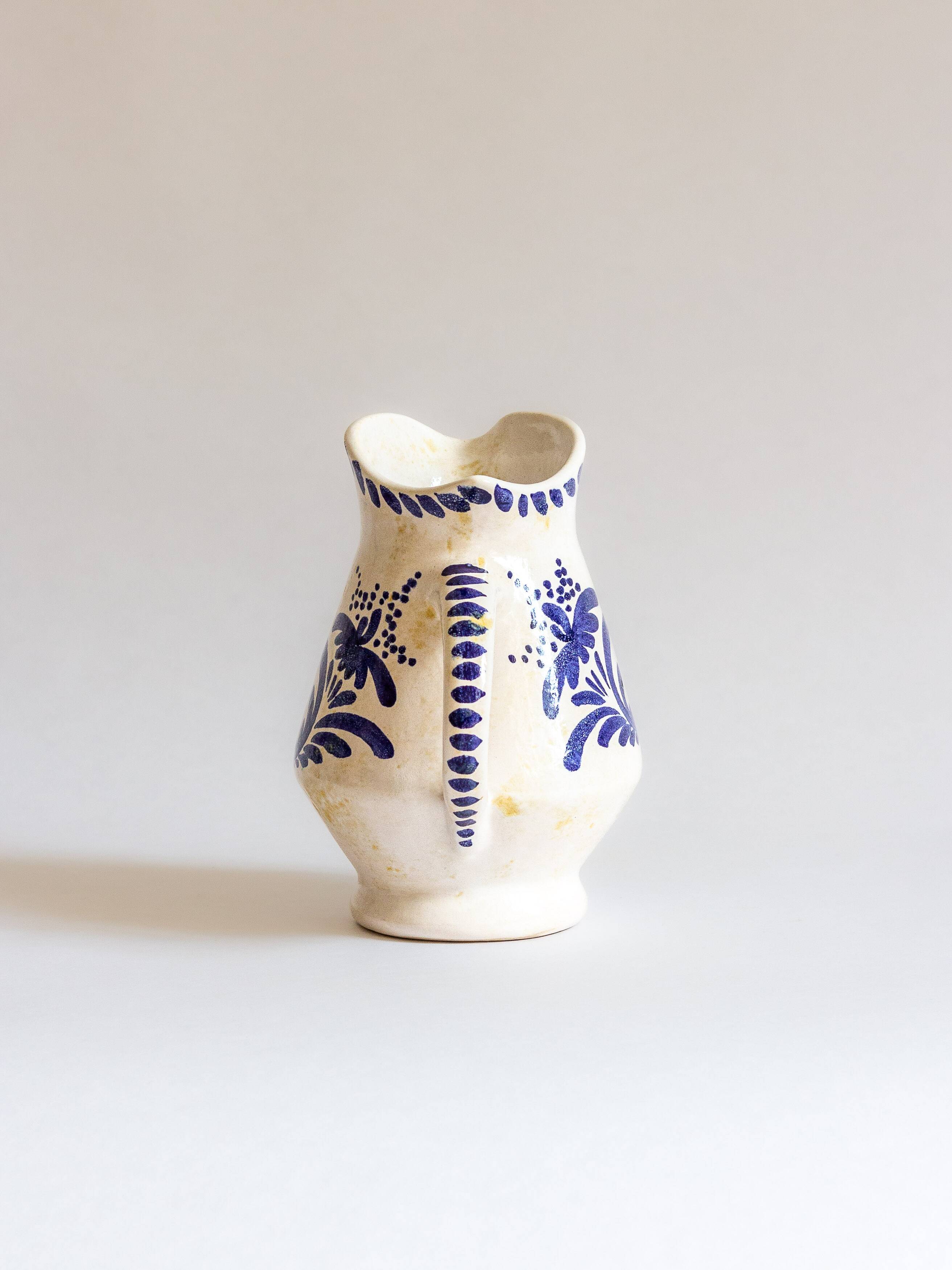 Glazed ceramic pitcher, Atelier de Nissy, Annecy, 1960s