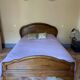 Solid cherry wood bed