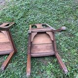 Paire de chaises ancienne en bois