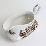 English sauceboat, Ridgway, Hayride model, vintage