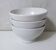 3 old white porcelain bowls PILLIVUYT