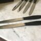 Ebony sleeve knives