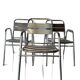 Enbsemble 3 chaises bistrot en aluminium
