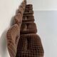 6 old tubular and velvet chairs Italian design from the 70s