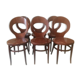 Set of 6 chairs baumann, model "seagull"