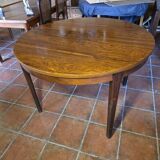 Scandinavian extendable table in rosewood from the 1960s, with 2 extensions.