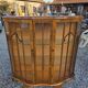 Art Deco display cabinet in walnut from the 1930s.
