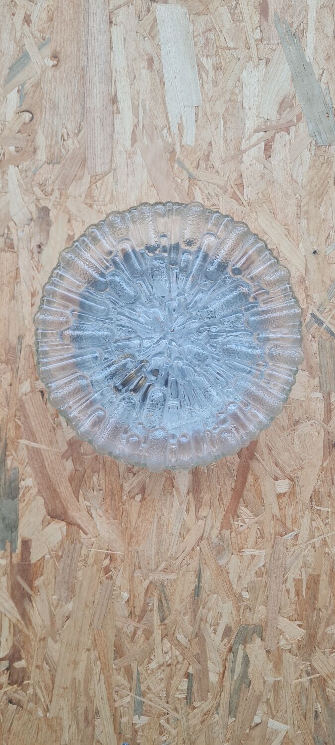 Chiseled glass ceiling lamp