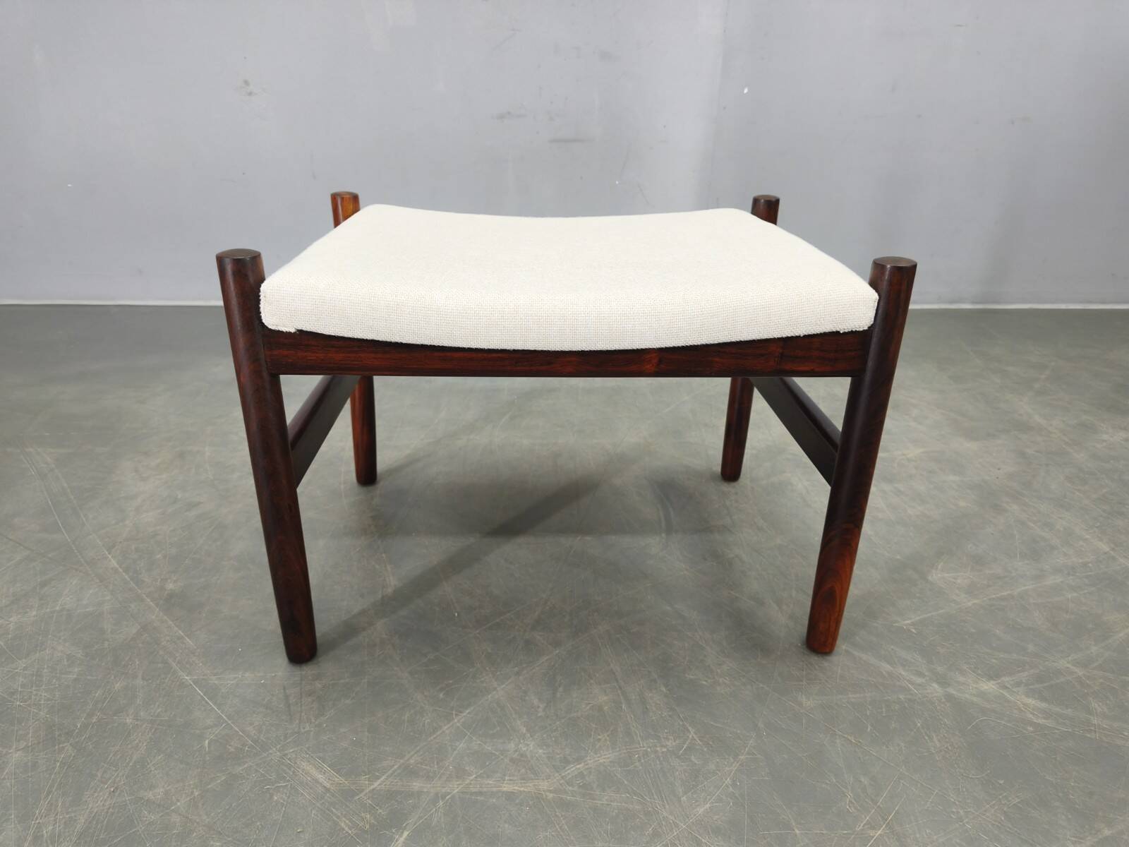 Danish Rosewood Ottoman by Spottrup, 1960s
