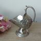 Sugar bowl Zinc alloy silver plated, sugar pot table decoration
