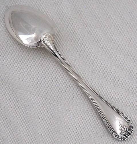 Christofle Malmaison, 6 mocha spoons, coffee, 10 cm, condition close to new.