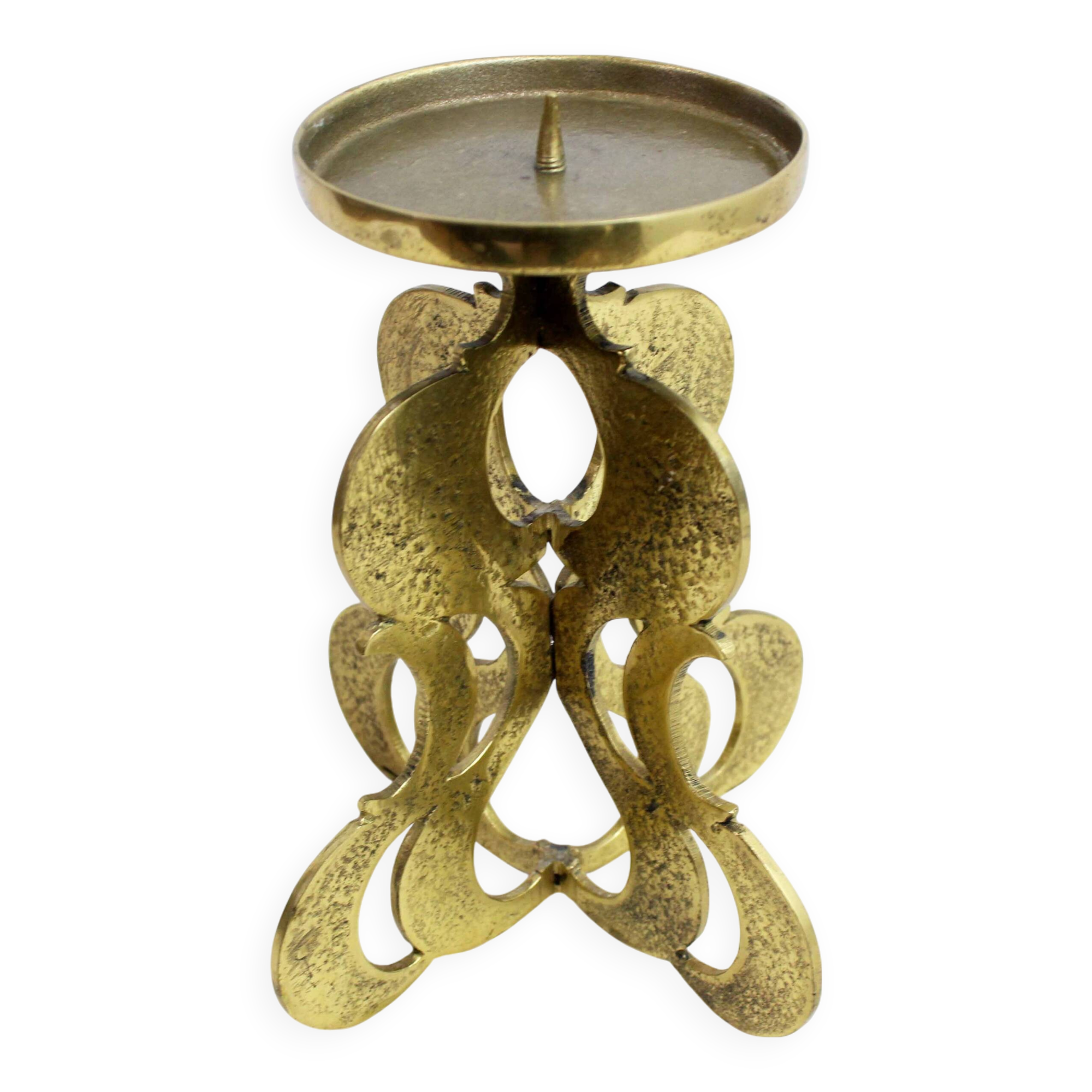 Bronze candlestick by Guiseppe Gallo 1960