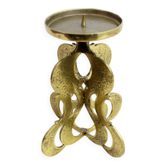 Bronze candlestick by Guiseppe Gallo 1960