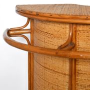 Vintage bar furniture with these two rattan stools from the 1960s/70s