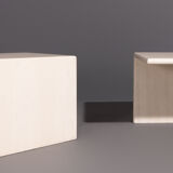 Coffee table in travertine, set of 4
