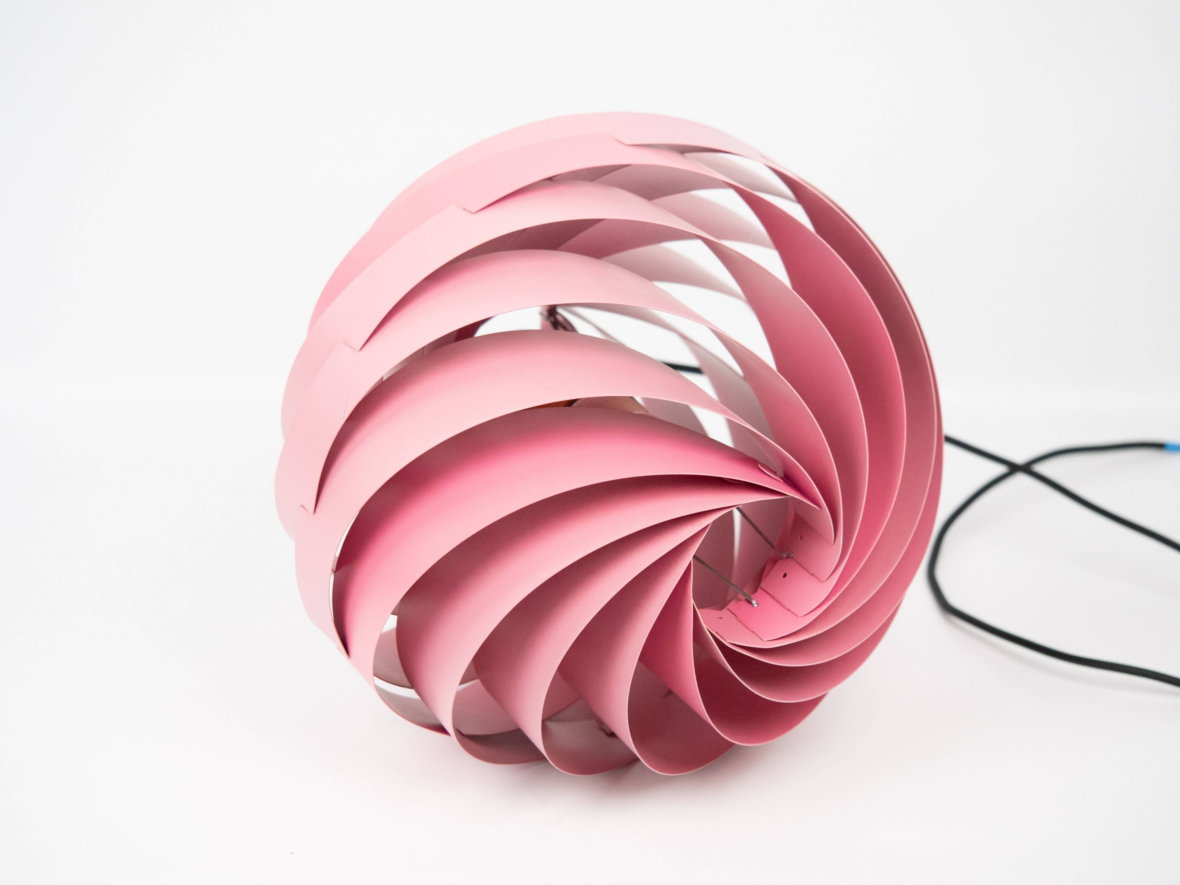 Danish vintage pendant lamp Turbo by Louis Weisdorf, Lyfa, 1965