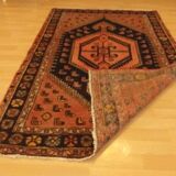 Handmade Persian Hamadan Rug 195x130cm