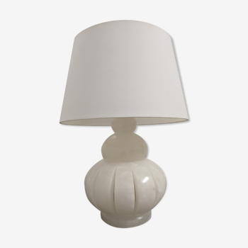 Alabaster ball lamp from the 60s/70s