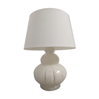 Alabaster ball lamp from the 60s/70s
