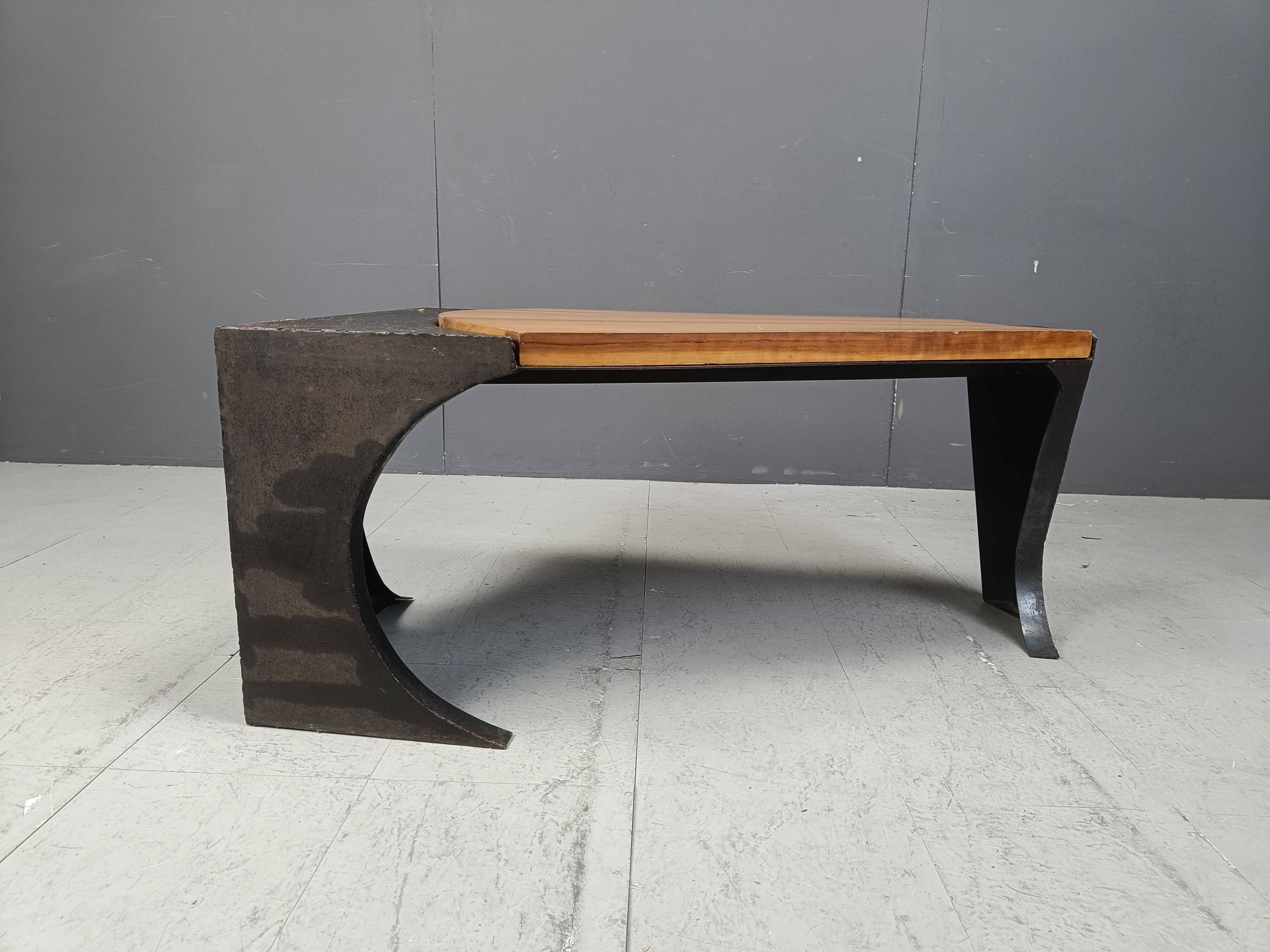 Brutalist coffee table, 1970s