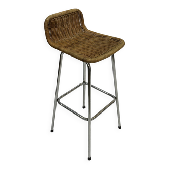 Vintage stool barstool Dirk van Sliedregt Rohe Noordwolde 1960 Netherlands