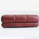 Sapporo Italian leather sofa Mobil Girgi 1970s