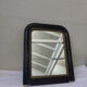 Napoleon III style mirror, wood and plaster wood back 31 x 41 cm.