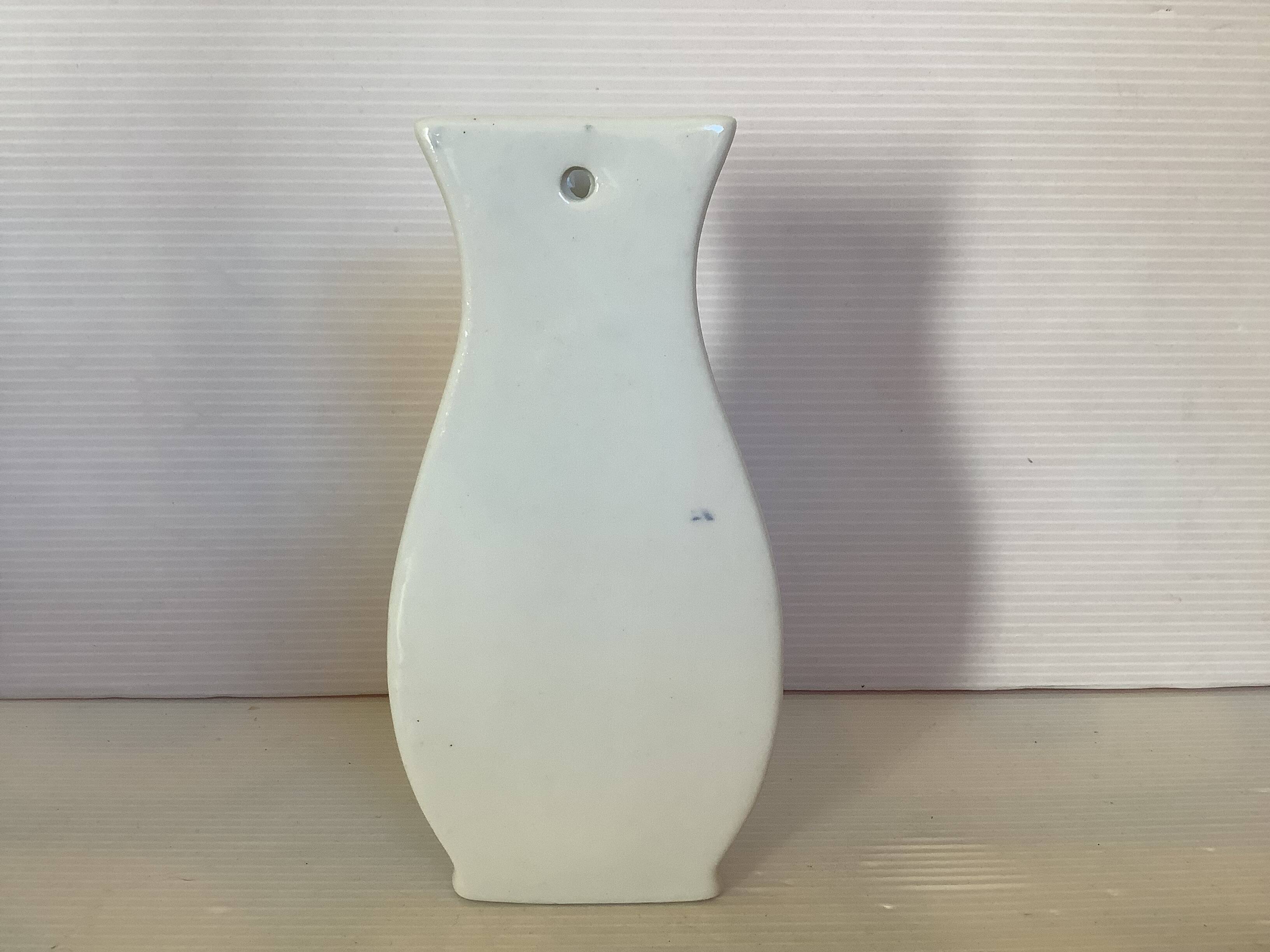 Flower vase with butterflies