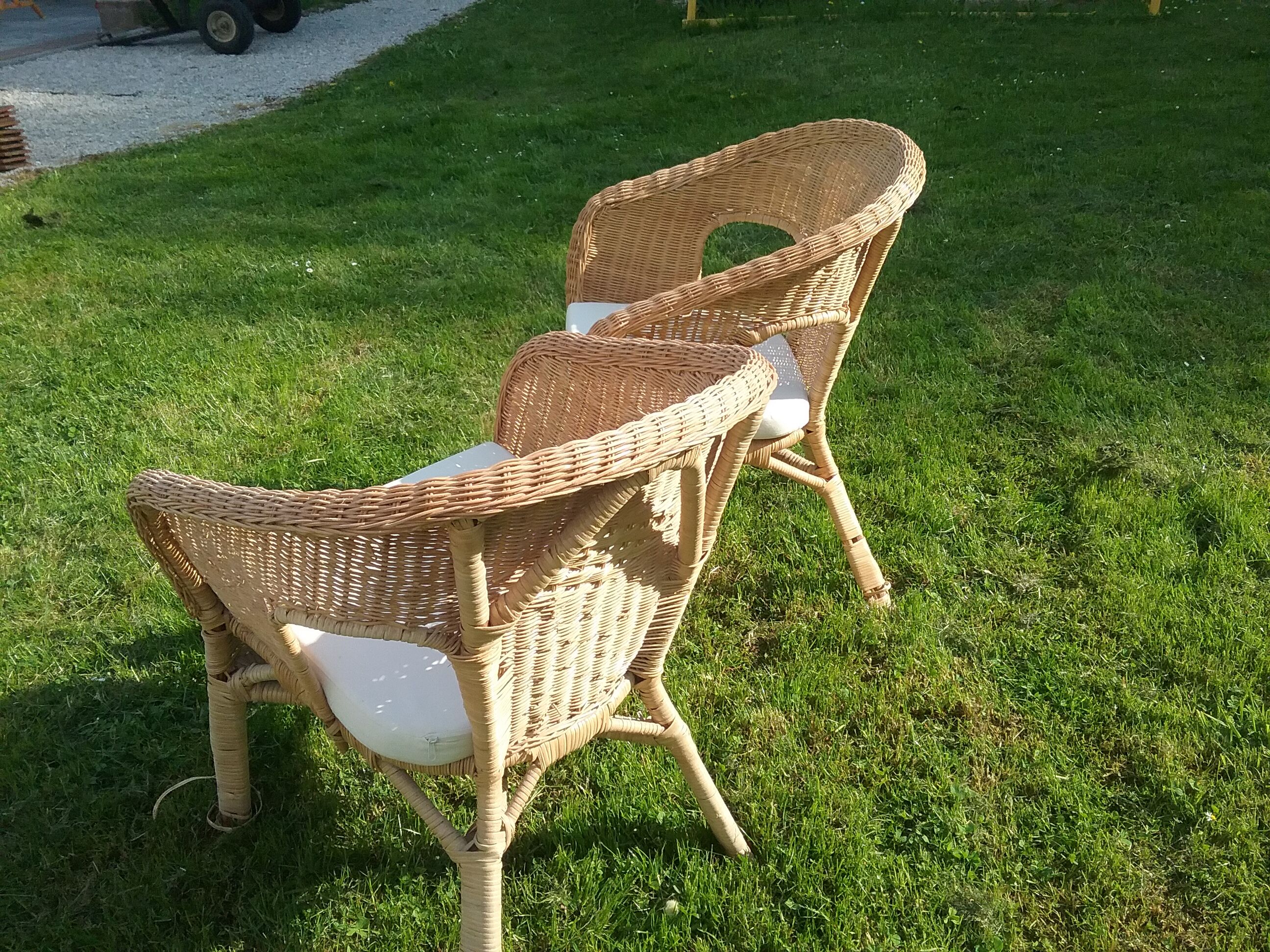 Rattan living room set