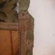 Louis XVI period mirror in patinated wood - 84x51cm