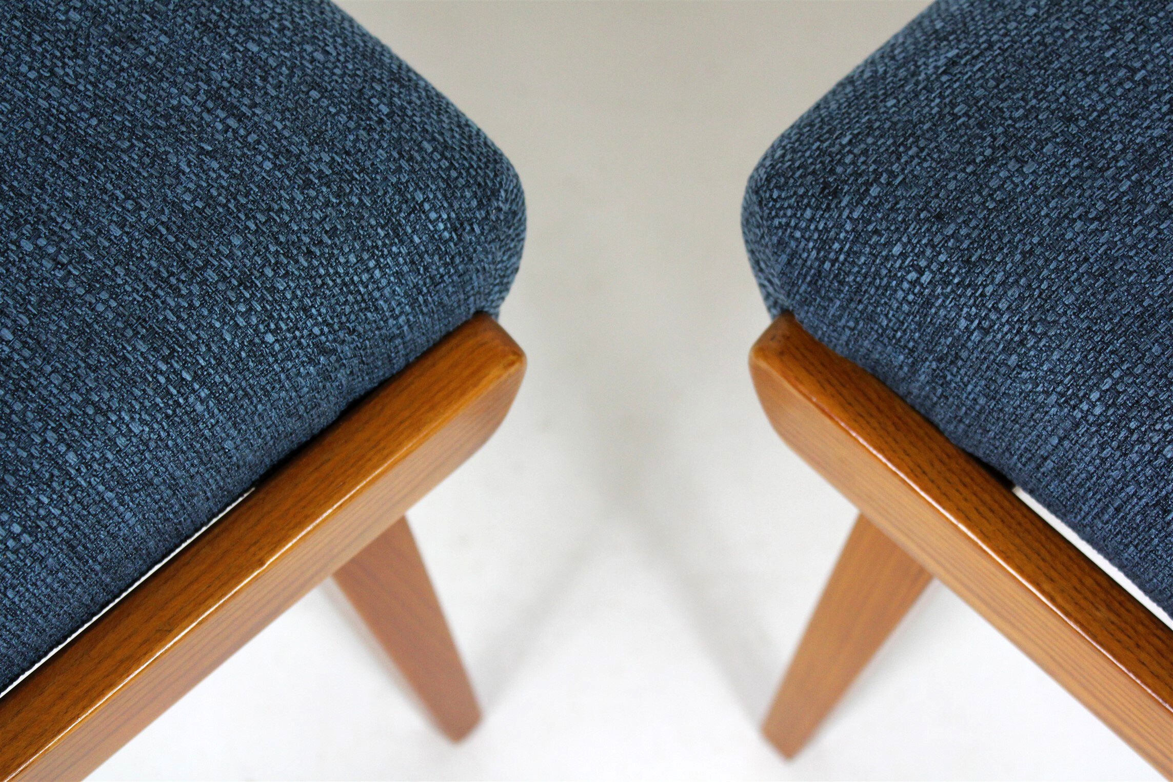 Ash & walnut dining chairs from Jitona Sobeslav, 1950