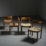 Set of four model 6200 chairs by Robert and Trix Haussmann, Dietiker, 1963