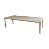 1970 rectangular travertine coffee table