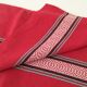 Vintage Basque set: square tablecloth & 7 napkins, 1960s
