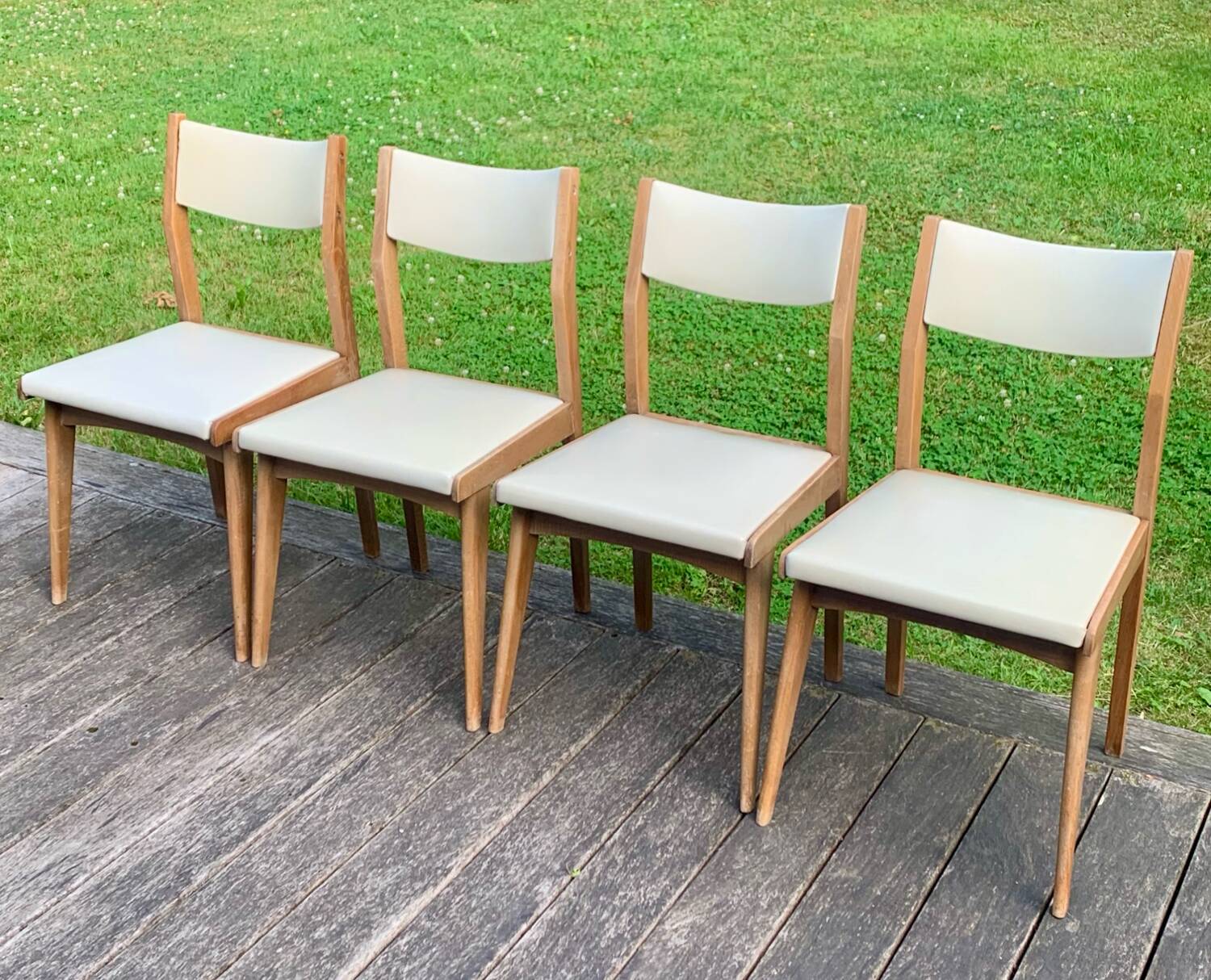 4 Vintage Scandinavian Chairs