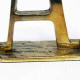Bookends "Alpha Omega" brass