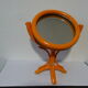 Vintage rattan table mirror